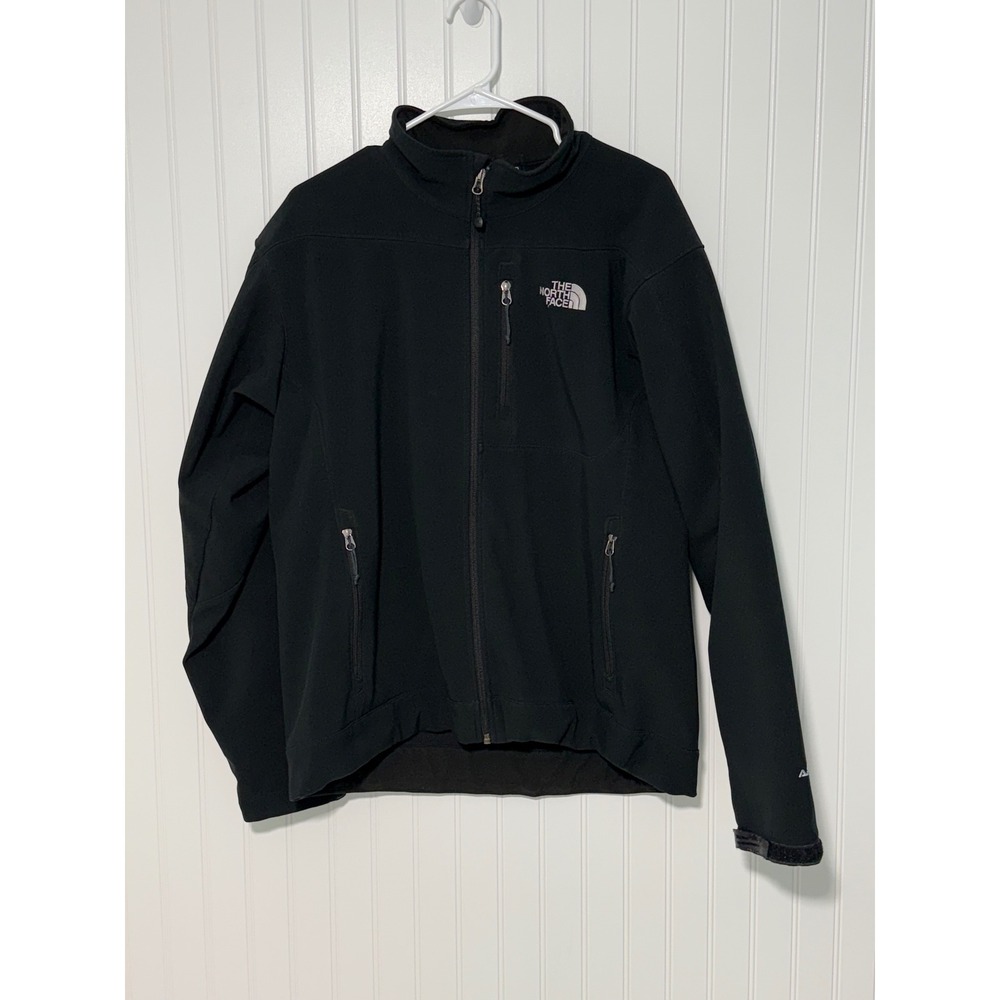 The North Face‎ Apex Softshell Jacket Full Zip Black Mens Large